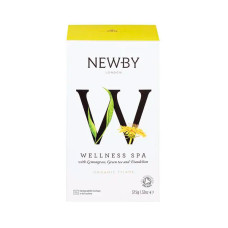 Зелений чай Newby Wellness Spa Organic в пакетиках 25 шт
