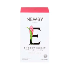 Зелений чай Newby Energy Boost Organic в пакетиках 25 шт