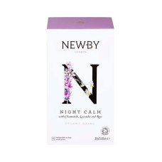 Трав'яний чай Newby Night Calm Organic в пакетиках 25 шт