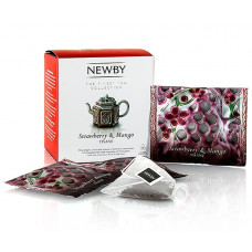 Чорний чай Newby Полуниця та Манго в пірамідках 15 шт (600940A) Чорний чай Newby Полуниця та Манго в пірамідках 15 шт (600940A)