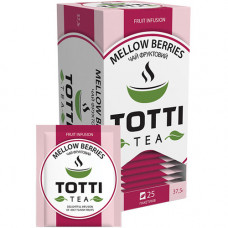 Фруктовий чай TOTTI Tea Соковиті Ягоди в пакетиках 25 шт Фруктовий чай TOTTI Tea Соковиті Ягоди в пакетиках 25 шт