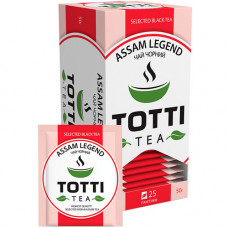 Чорний чай TOTTI Tea Легендарний Асам у пакетиках 25 шт Чорний чай TOTTI Tea Легендарний Асам у пакетиках 25 шт