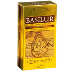 Чай чорний Basilur Чайний острів Золотий пакетований 25 шт Чай чорний Basilur Чайний острів Золотий пакетований 25 шт