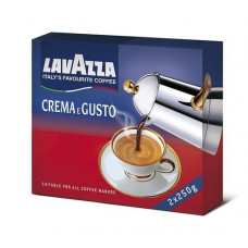 Кава Lavazza Crema e gusto Classico мелена 2х250 г Кава Lavazza Crema e gusto Classico мелена 2х250 г