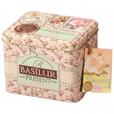 Зелений чай Basilur Рожевий Подарунок з/б 100 г Зелений чай Basilur Рожевий Подарунок з/б 100 г