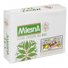 Чорний чай Персик-абрикос у пакетиках Млісна картон 400 г Чорний чай Персик-абрикос у пакетиках Млісна картон 400 г