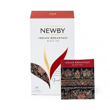 Чорний чай Newby Індійський сніданок у пакетиках 25 шт (310040) Чорний чай Newby Індійський сніданок у пакетиках 25 шт (310040)