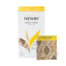 Зелений чай Newby Зелений лимон у пакетиках 25 шт (310100) Зелений чай Newby Зелений лимон у пакетиках 25 шт (310100)