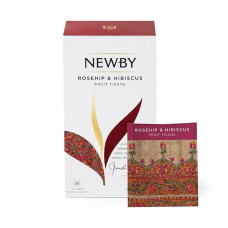 Фруктовий чай Newby Шипшина та гібіскус в пакетиках 25 шт (310160) Фруктовий чай Newby Шипшина та гібіскус в пакетиках 25 шт (310160)
