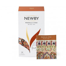 Чорний чай Newby Масалу в пакетиках 25 шт (311450) Чорний чай Newby Масалу в пакетиках 25 шт (311450)
