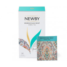 Зелений чай Newby Марокканська м'ята в пакетиках 25 шт (311720) Зелений чай Newby Марокканська м'ята в пакетиках 25 шт (311720)