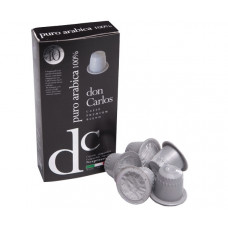 Кава у капсулах Carraro don Carlos Puro Arabica 100% Nespresso 10 шт