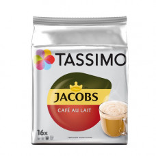 Кава в капсулах Tassimo Jacobs Café au lait 16 шт Кава в капсулах Tassimo Jacobs Café au lait 16 шт
