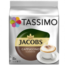 Кава в капсулах Tassimo Jacobs Cappuccino Classico 8 шт Кава в капсулах Tassimo Jacobs Cappuccino Classico 8 шт