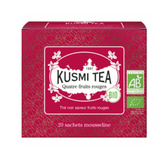 Чорний чай органічний Kusmi Tea 4 Red Fruits у пакетиках 20 шт Чорний чай органічний Kusmi Tea 4 Red Fruits у пакетиках 20 шт