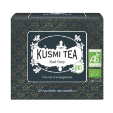 Чорний чай органічний Kusmi Tea Earl Grey у пакетиках 20 шт