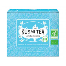 Зелений органічний чай Kusmi Tea Lovely Morning в пакетиках 20 шт Зелений органічний чай Kusmi Tea Lovely Morning в пакетиках 20 шт