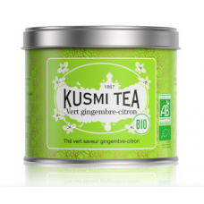 Зелений органічний чай Kusmi Tea Green Ginger Lemon з/б 100 г